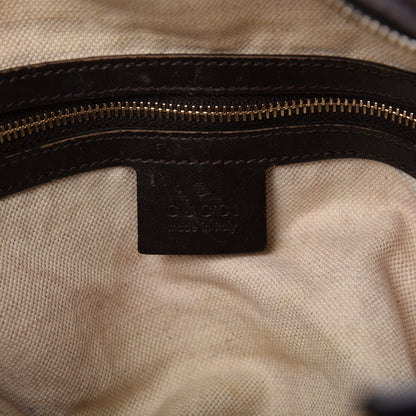 Gucci Monogram Small Boston Dark Brown 8 of 10