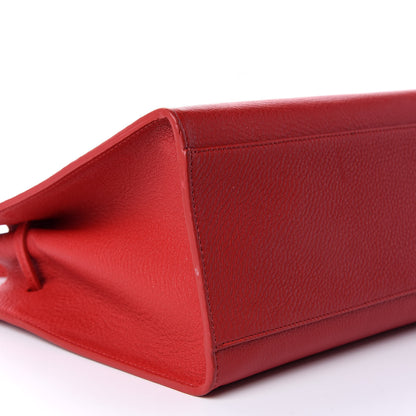 Mansur Gavriel Calfskin Mini Sun Bag Red 8 of 11