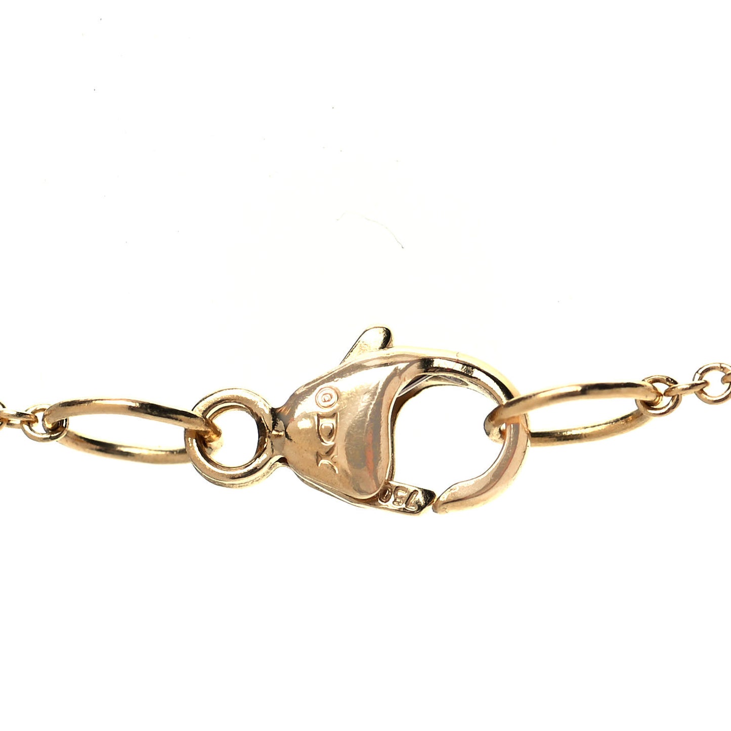 18K Yellow Gold Diamond Yellow Sapphire Cable Collectibles Moon and Stars Pendant Necklace