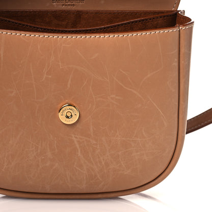 Saint Laurent Smooth Vintage Calfskin Small Kaia Satchel Brown Gold 12 of 14