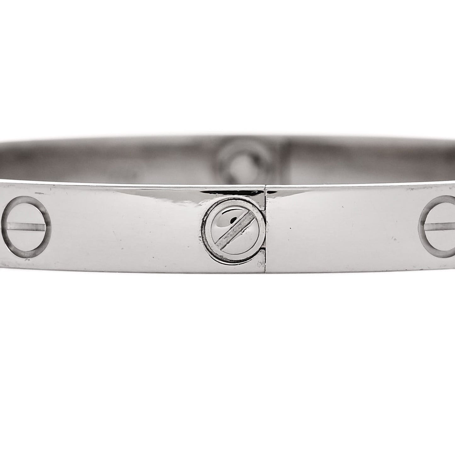 18K White Gold LOVE Bracelet 18