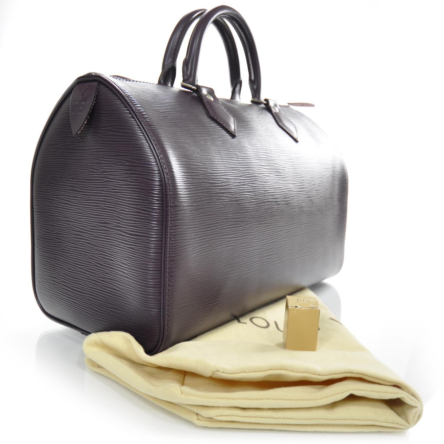 Louis Vuitton Epi Speedy 30 Cassis Purple 2 of 8