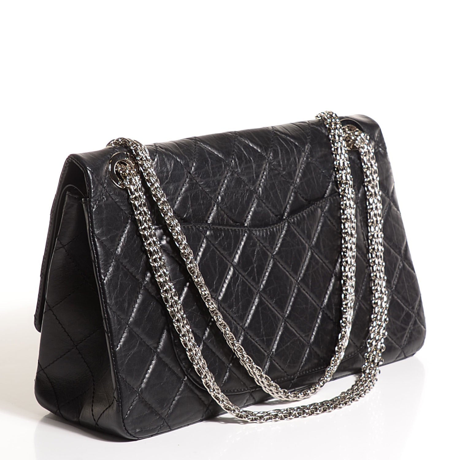 Chanel Aged Calfskin Mobile Art 2.55 Reissue Flap 228 Black 3 of 9