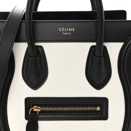 Celine Smooth Drummed Calfskin Nano Tri-Color Luggage White 8 of 16