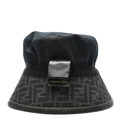 Fendi Fabric Jacquard FF Bucket Hat L Black 16 of 17