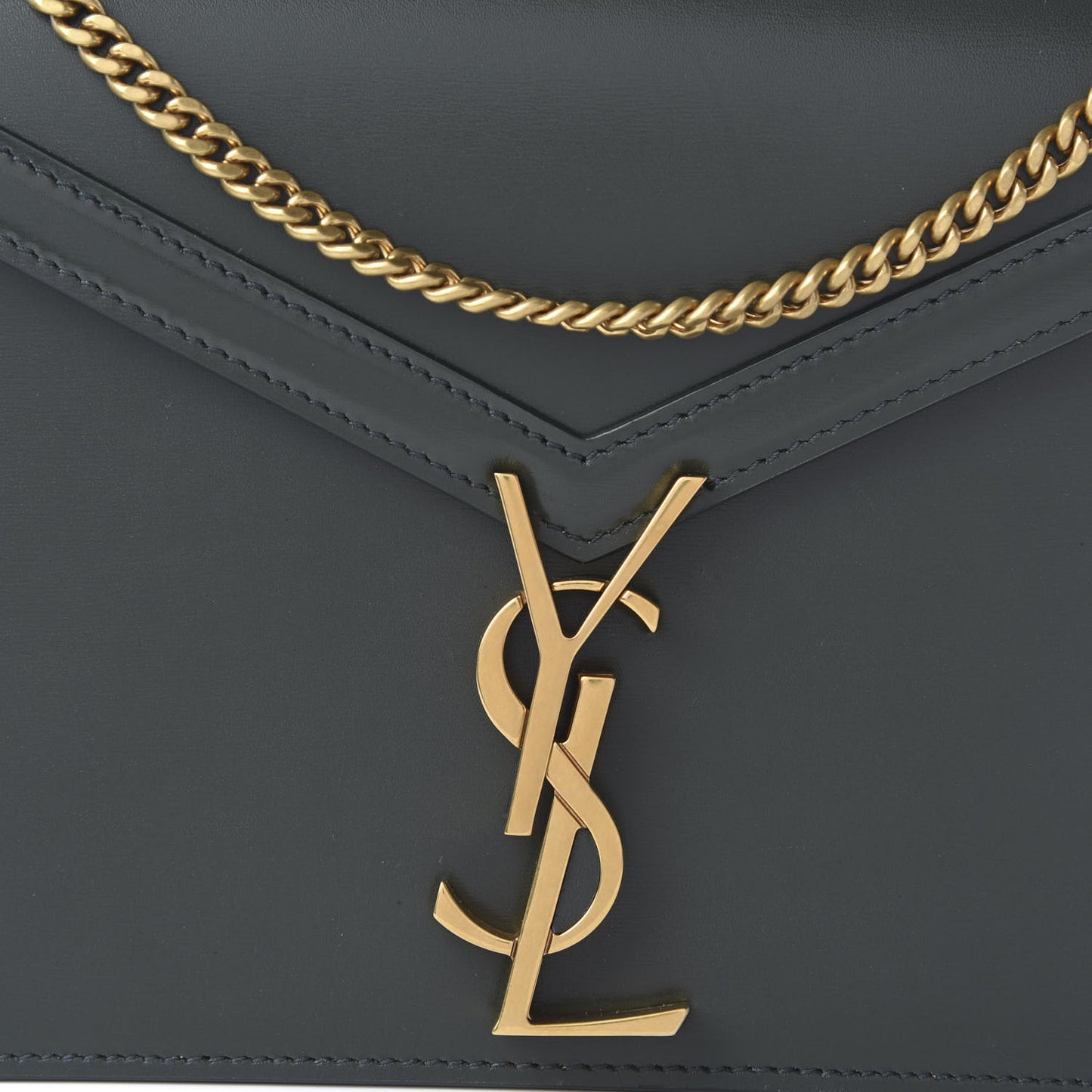 Smooth Calfskin Monogram Cassandra Clasp Bag Dark Green