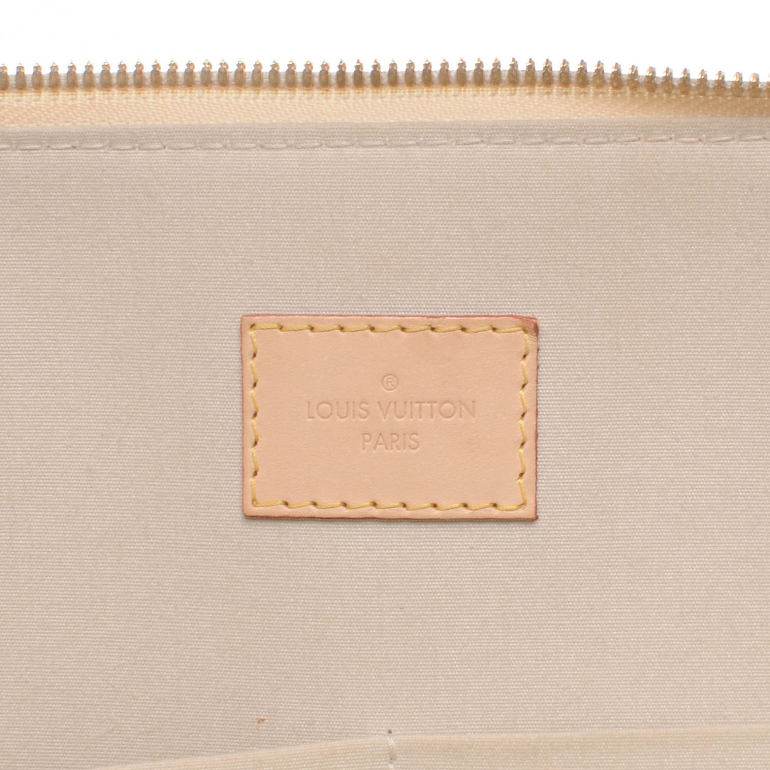 Louis Vuitton Vernis Alma GM Blanc Corail 6 of 8