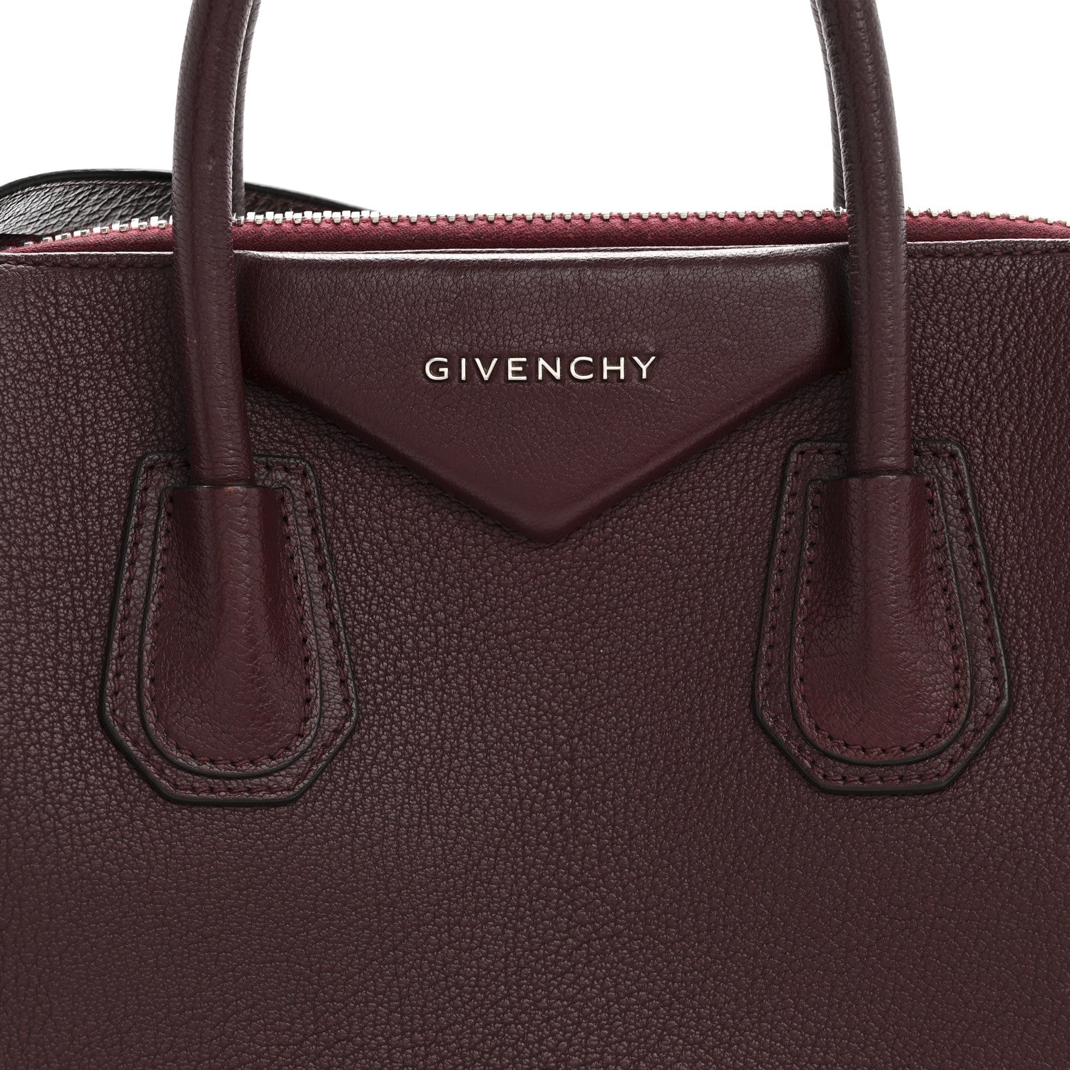 Givenchy Sugar Goatskin Small Antigona Aubergine 8 of 12