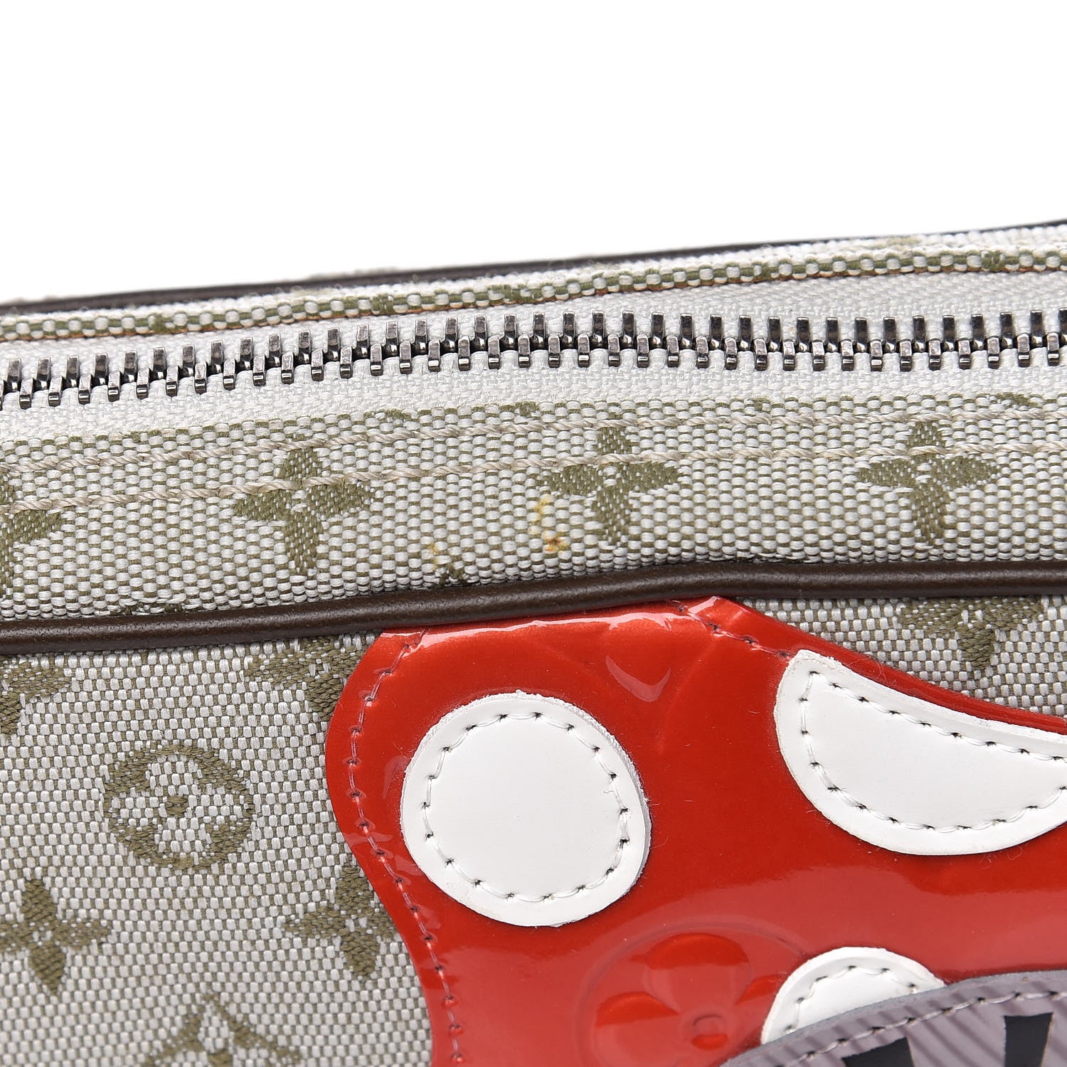 Louis Vuitton Mini Monogram Conte de Fees Mushroom Pochette Kaki 16 of 16