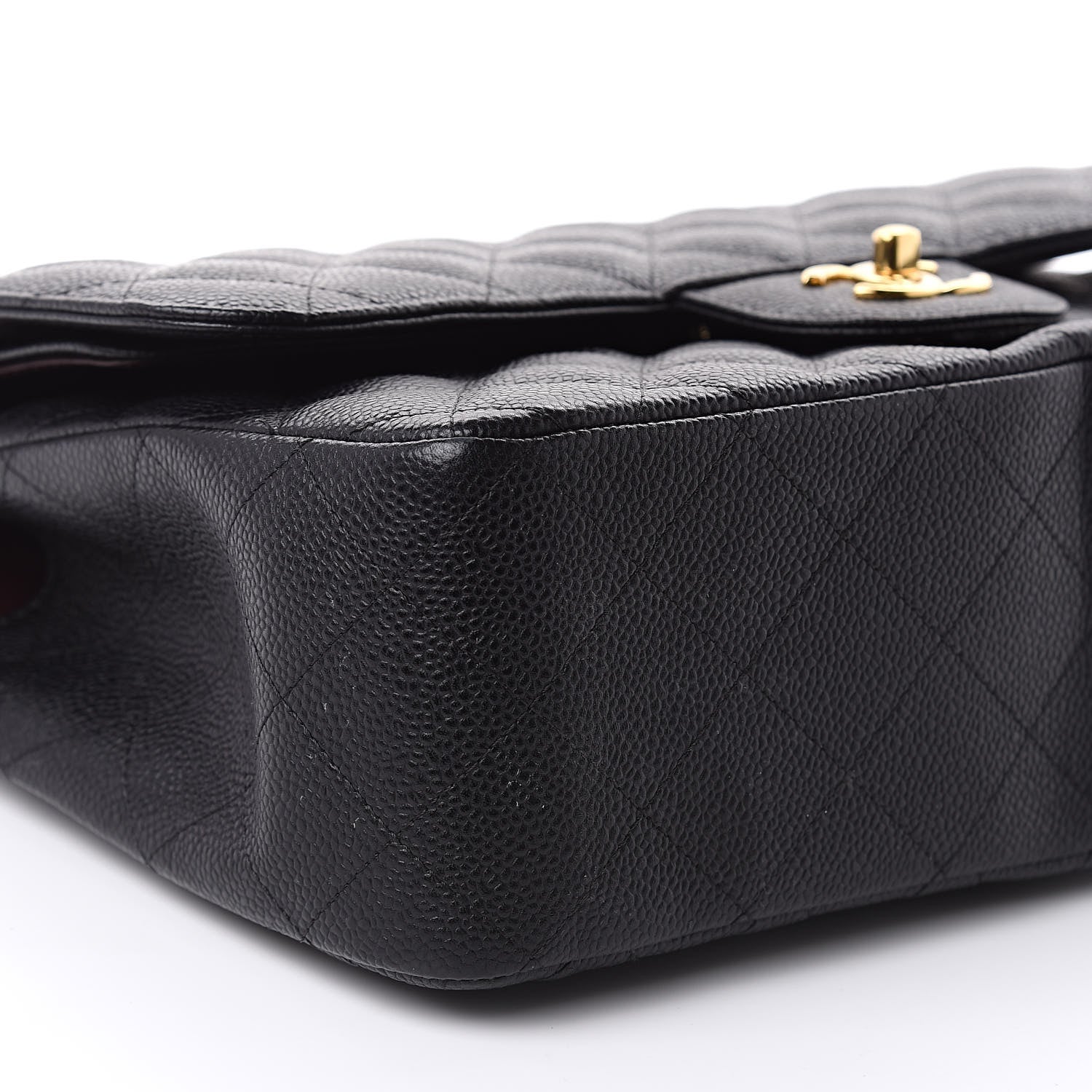 Chanel Caviar Quilted Jumbo Double Flap Black 8 of 11