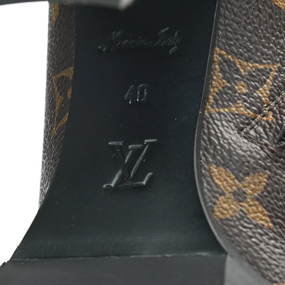 Louis Vuitton Patent Calfskin Monogram Star Trail Ankle Boots 40 Black 6 of 8