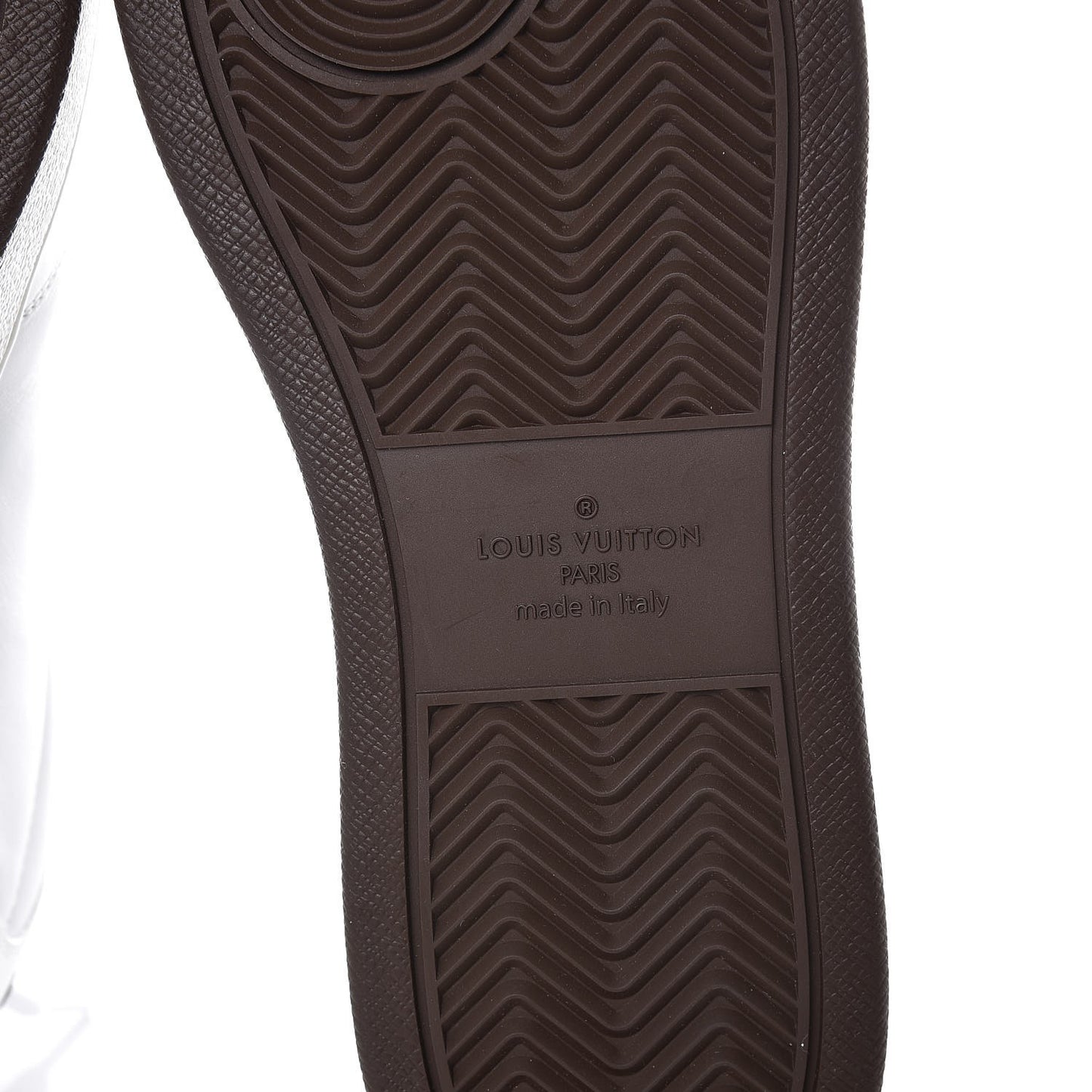 Calfskin Monogram Rivoli Sneakers 10 White