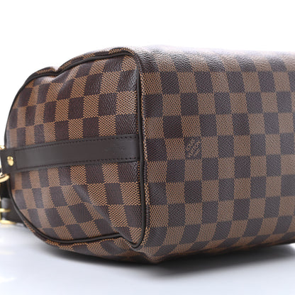Louis Vuitton Damier Ebene Speedy Bandouliere 25 10 of 12