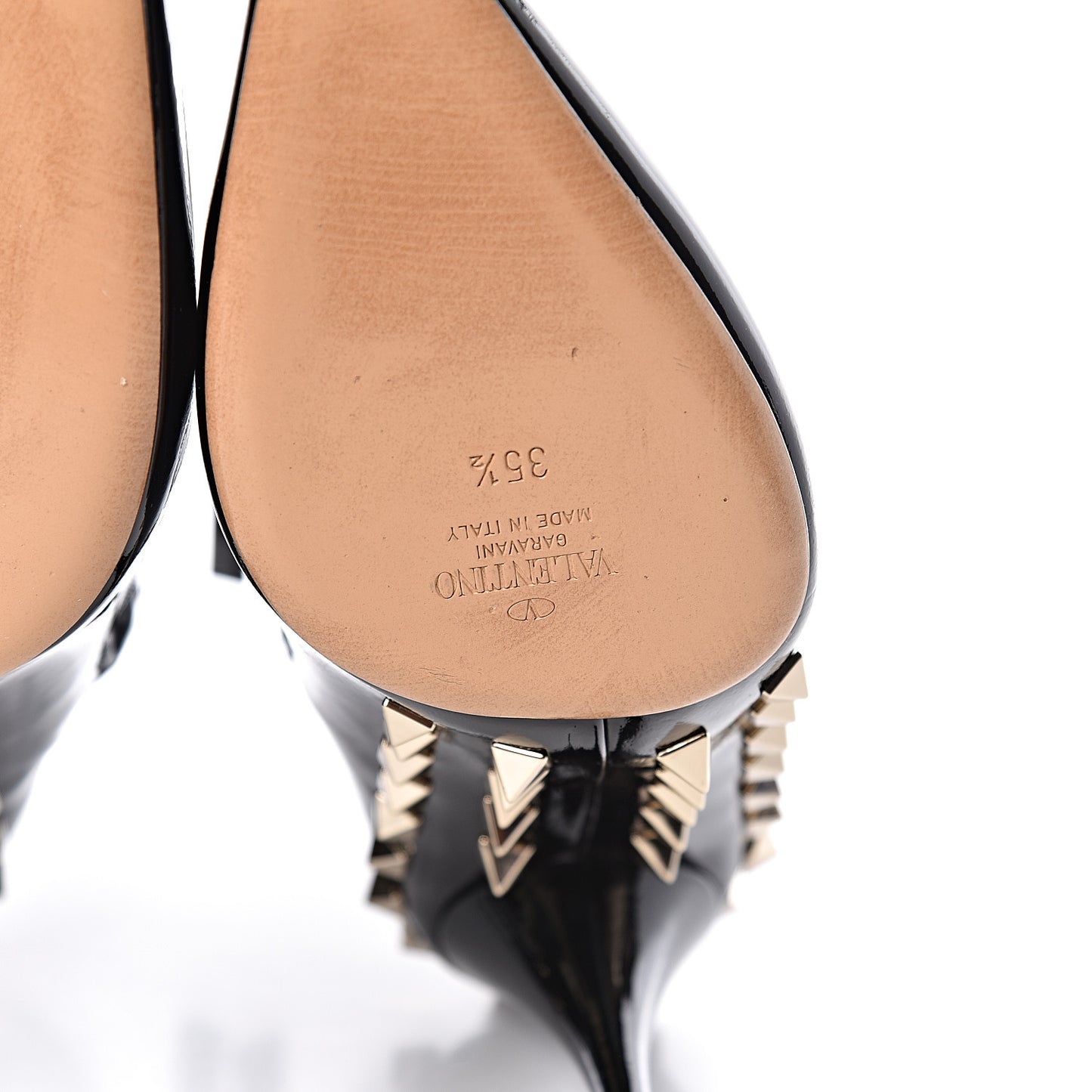 Patent Rockstud Jaw Stud 100mm Ankle Booties 35.5 Black