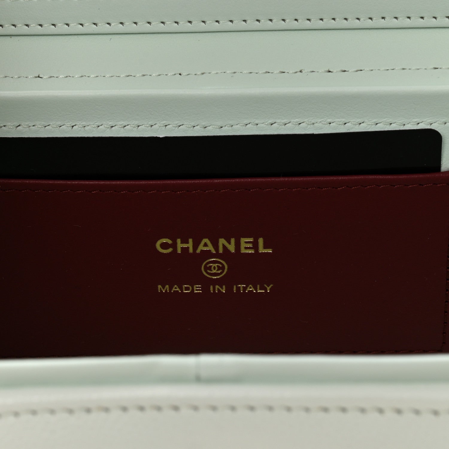 Chanel Shiny Caviar Preppy Coco Long Vanity With Strap Light Blue 6 of 12