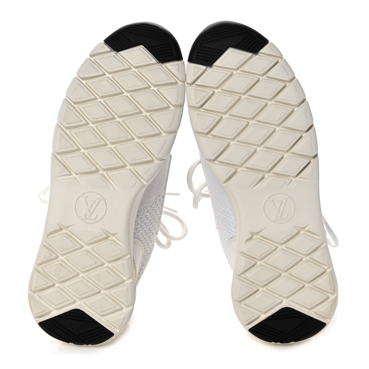 Louis Vuitton Technical Nylon Monogram Rubber Aftergame Sneakers 37 White 5 of 9