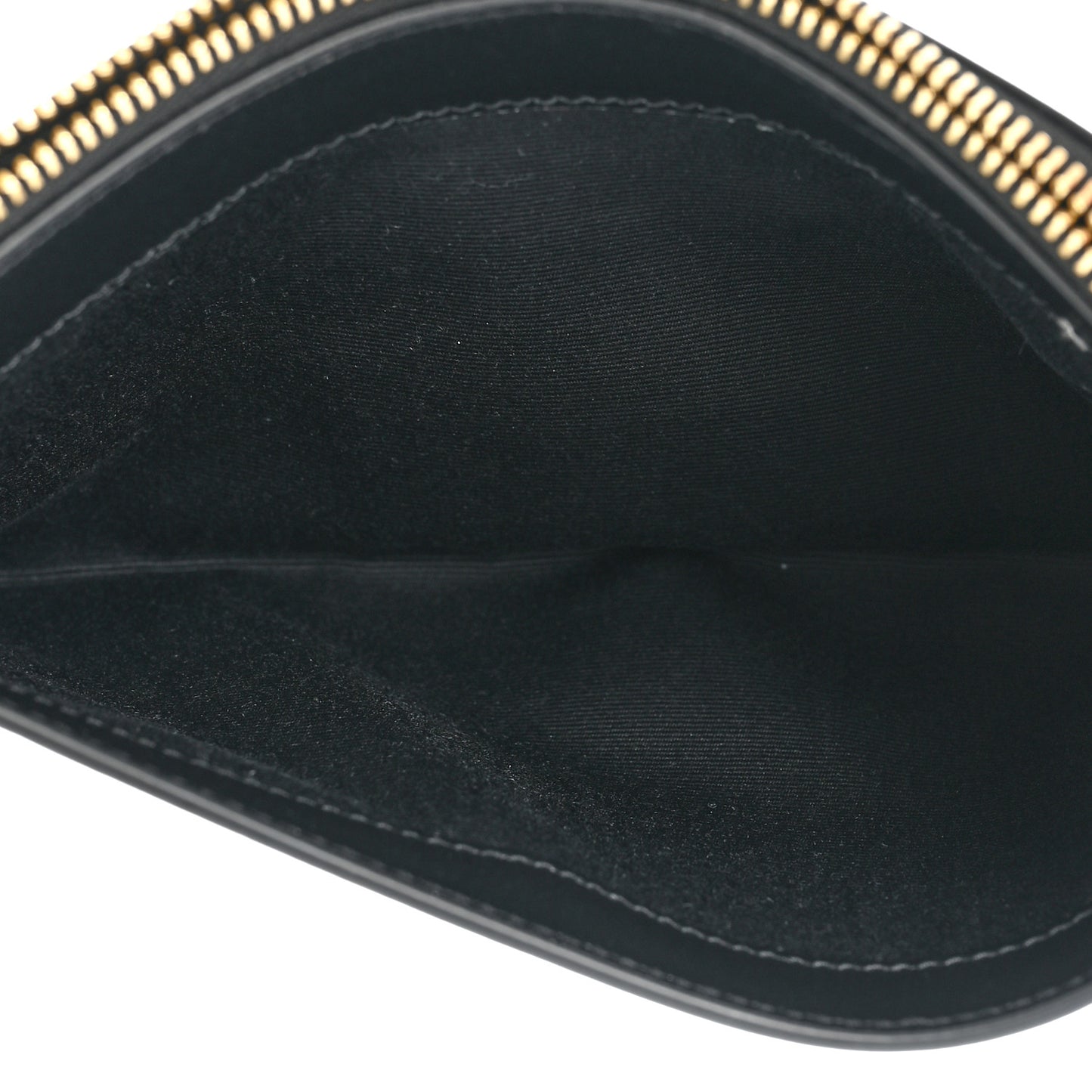 Smooth Calfskin Monogram Bill Pouch Black