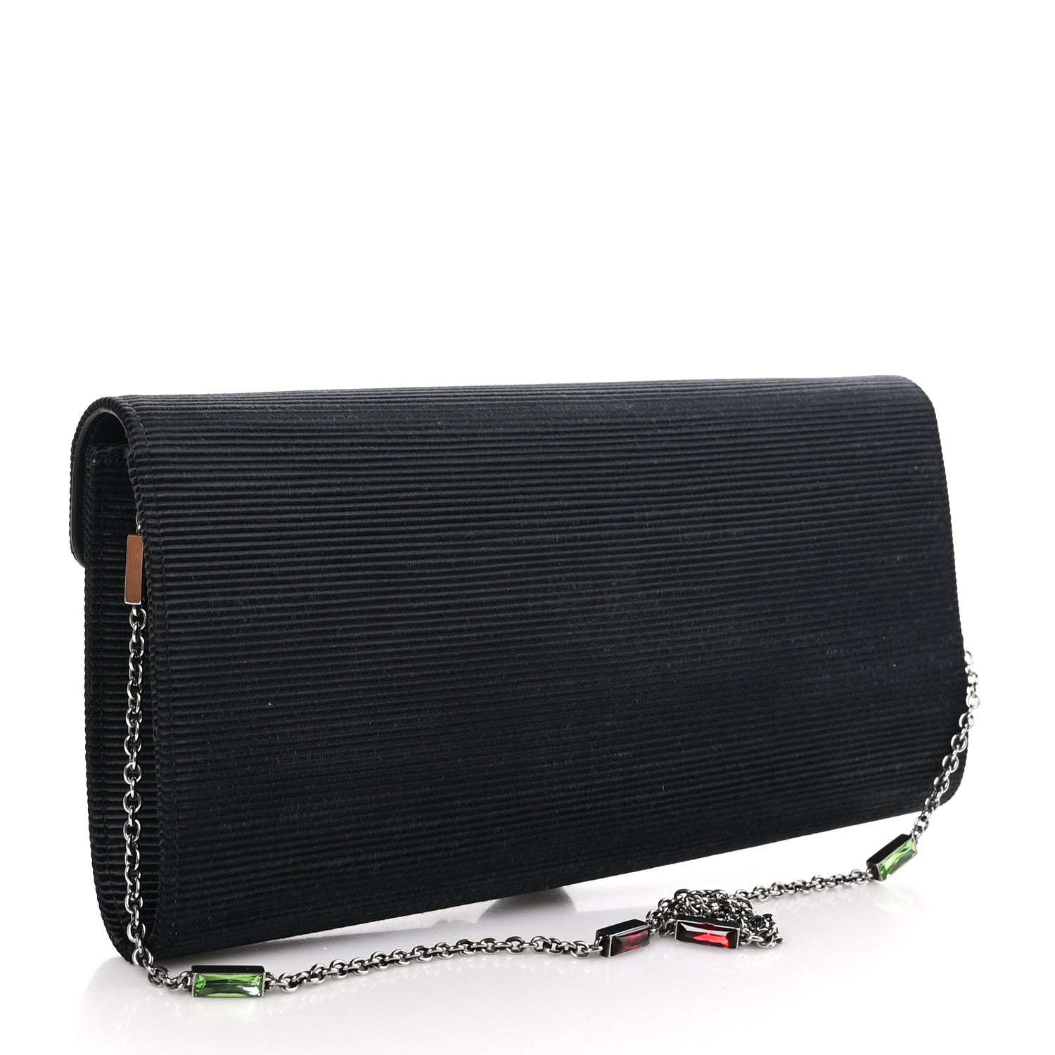 Gucci Grosgrain Satin Small Dionysus Shoulder Bag Black 3 of 9