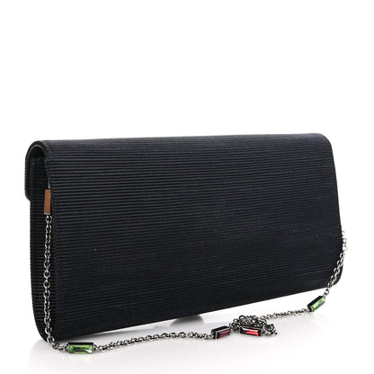 Gucci Grosgrain Satin Small Dionysus Shoulder Bag Black 3 of 9
