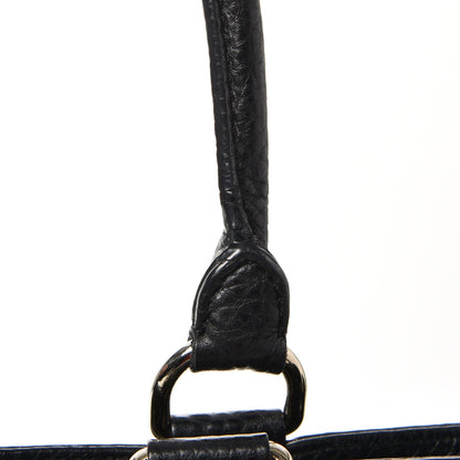 Burberry Hertiage Grain Medium Chadwich Tote Black 10 of 13