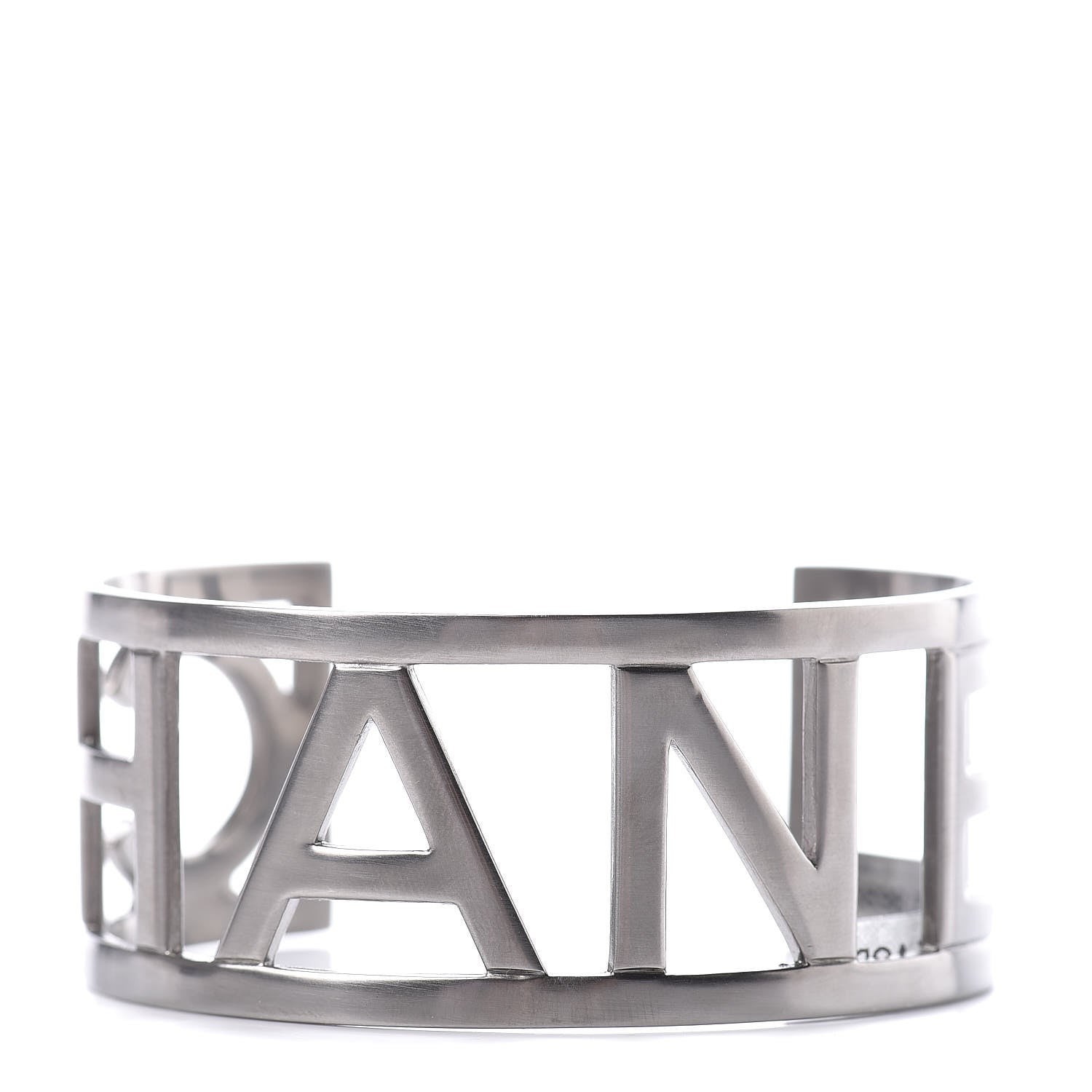 Chanel Ruthenium Logo Cuff 1 of 4