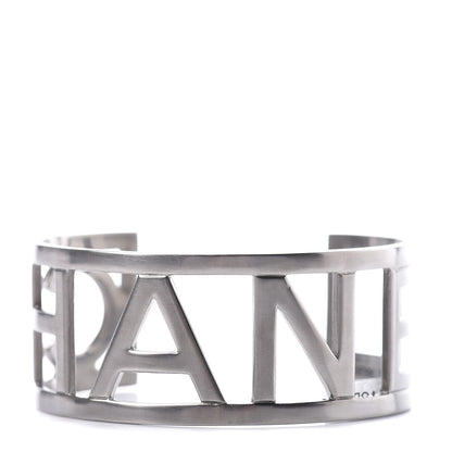 Chanel Ruthenium Logo Cuff 1 of 4
