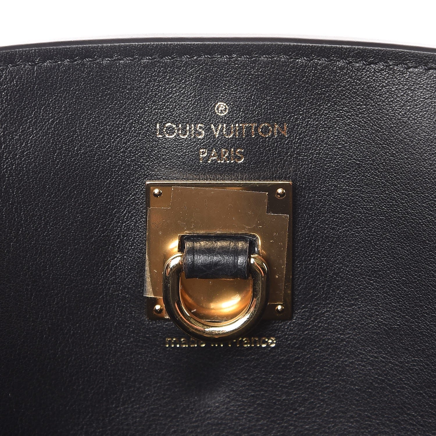Louis Vuitton Calfskin City Steamer EW Black Gold 8 of 9