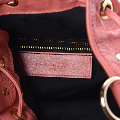 Balenciaga Agneau Giant 12 Gold Hardware Mini Pompon Rose Azalea 6 of 8