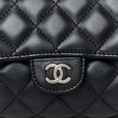 Chanel Lambskin Quilted Flap Cosmetic Case Black 8 of 11