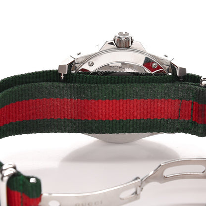 Gucci Stainless Steel Nylon 45mm Dive Quartz Watch 8 of 9