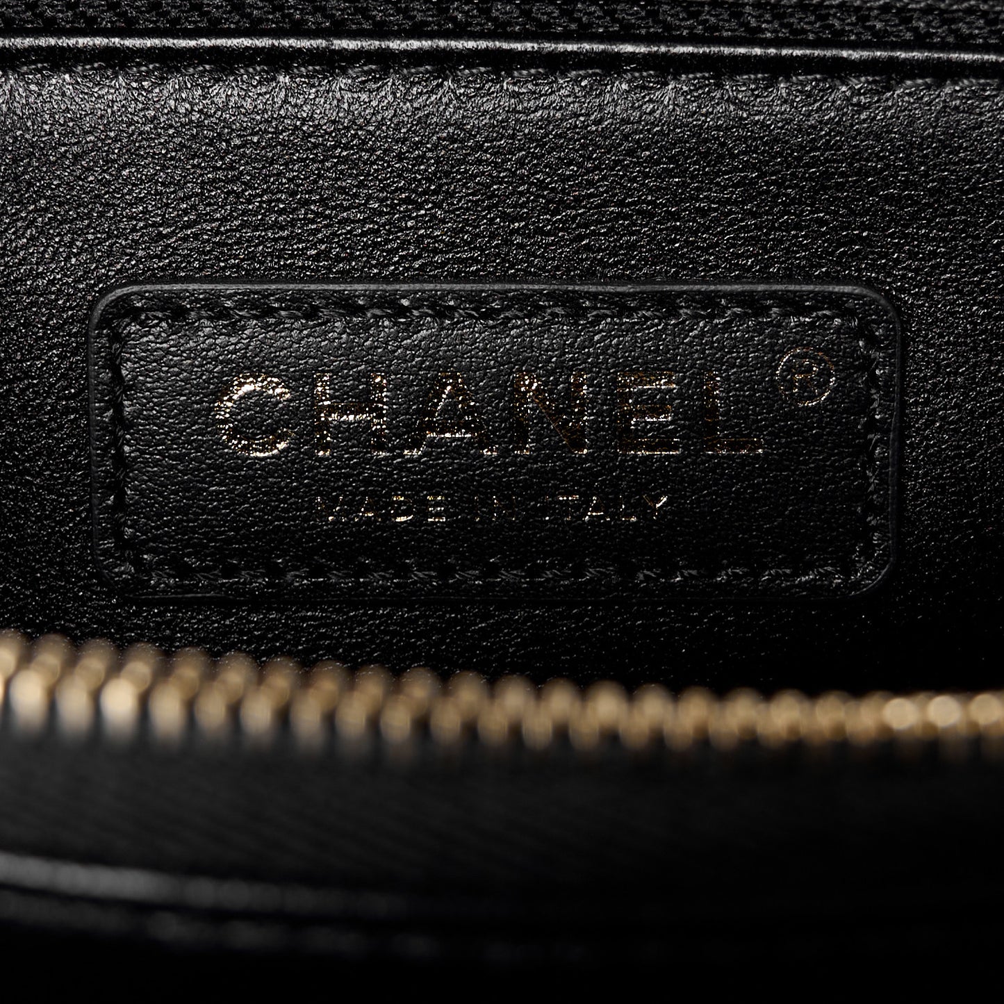 Calfskin Quilted Small Coco Chain Handle Flap Black