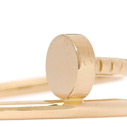 Cartier 18K Yellow Gold Small Juste Un Clou Ring 55 7.25 4 of 6