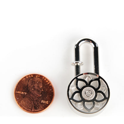 Hermes Palladium Lotus Cadena Lock 2 of 4