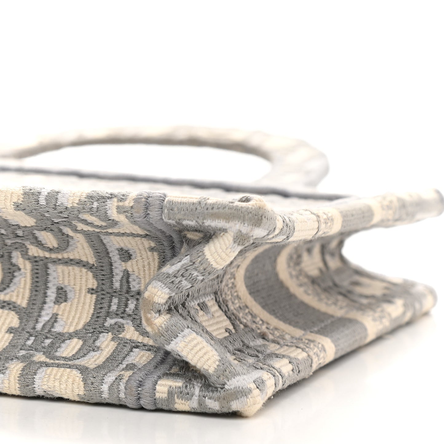 Oblique Mini Book Tote Grey Multicolor