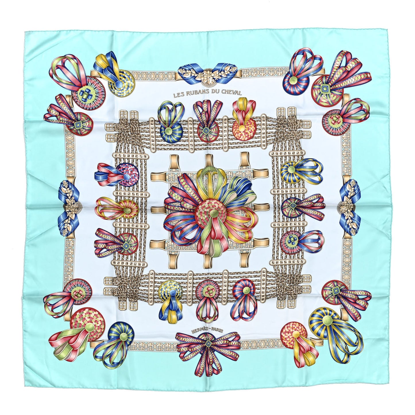 Silk Les Rubans Du Cheval Scarf 90