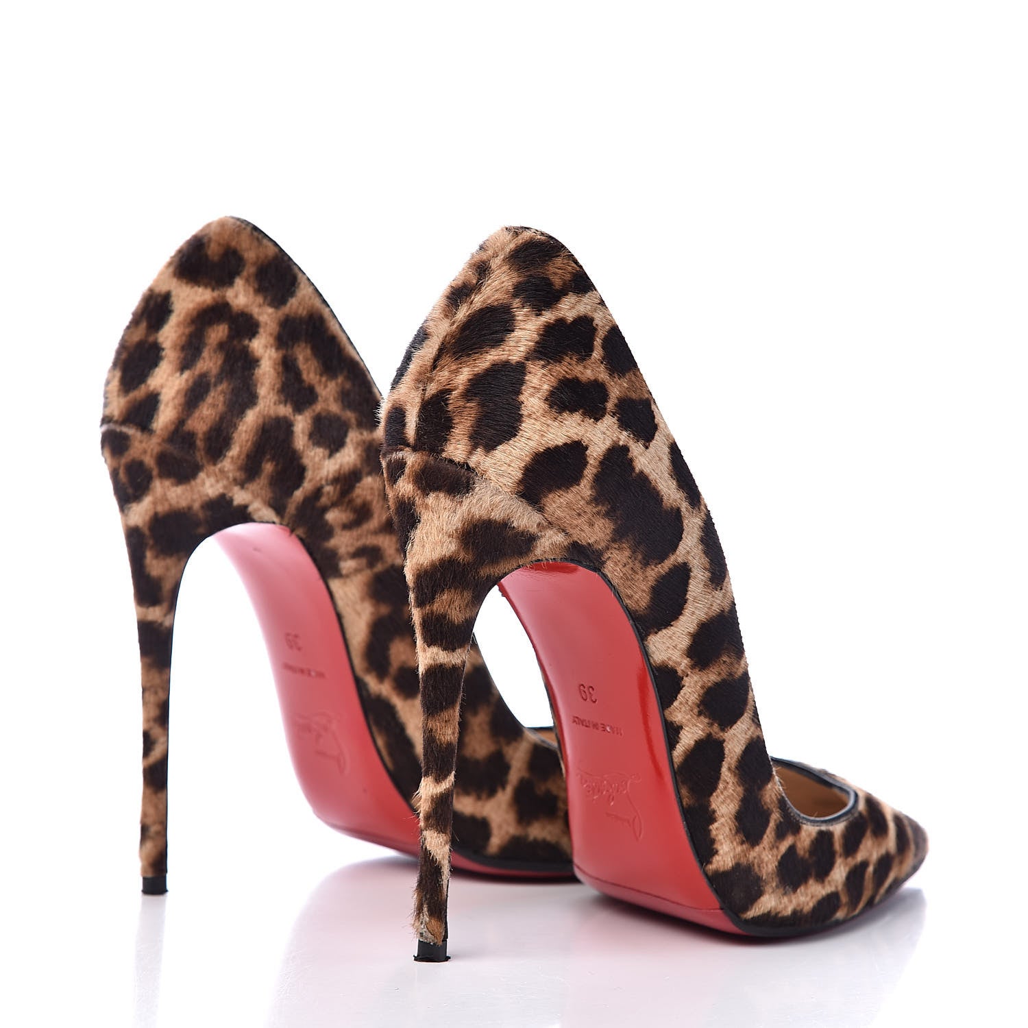 Christian Louboutin Pony Hair So Kate 120 Pumps 39 Leopard Black 4 of 12