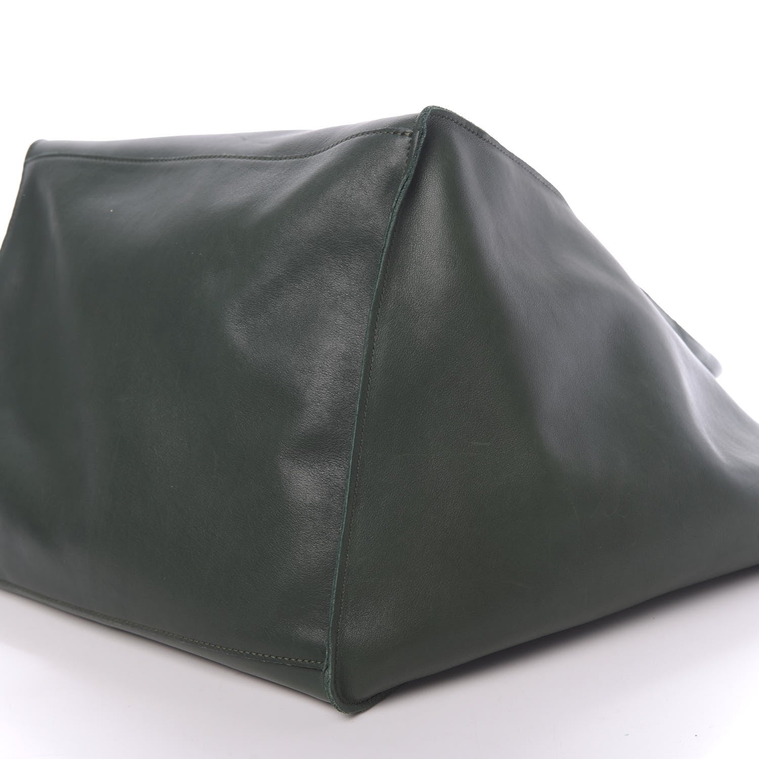 Celine Smooth Calfskin Medium Big Bag Dark Green 10 of 10