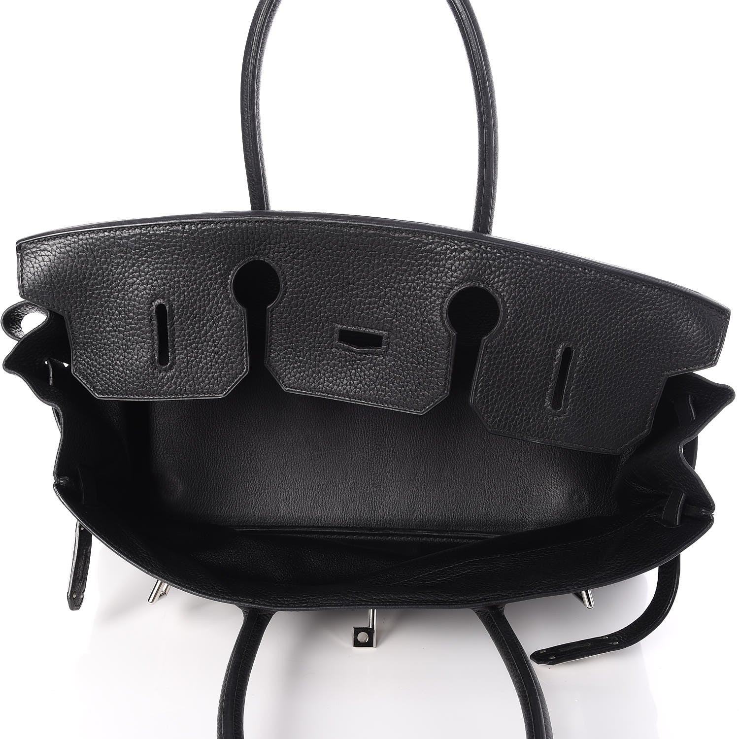 Hermes Taurillon Clemence JPG Birkin 42 Black 15 of 24