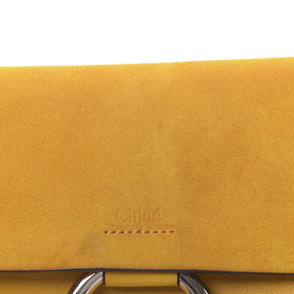 Chloe Suede Calfskin Small Faye Shoulder Bag Dusty Yellow 9 of 12