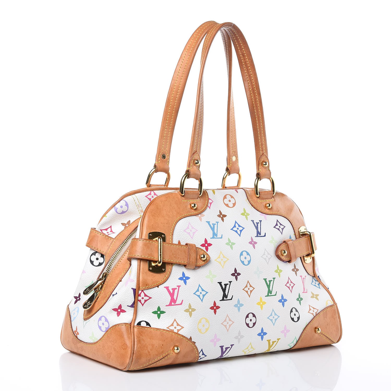 Louis Vuitton Monogram Multicolor Claudia White 3 of 14