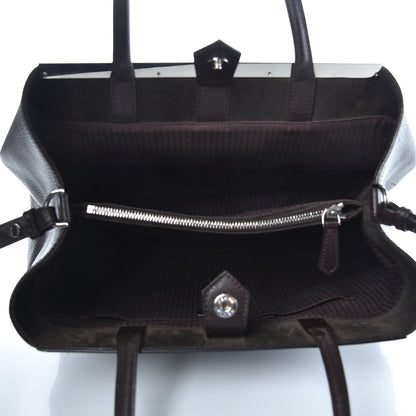 Fendi Vitello Elite Regular 2Jours Tote Caffe Noir 5 of 14