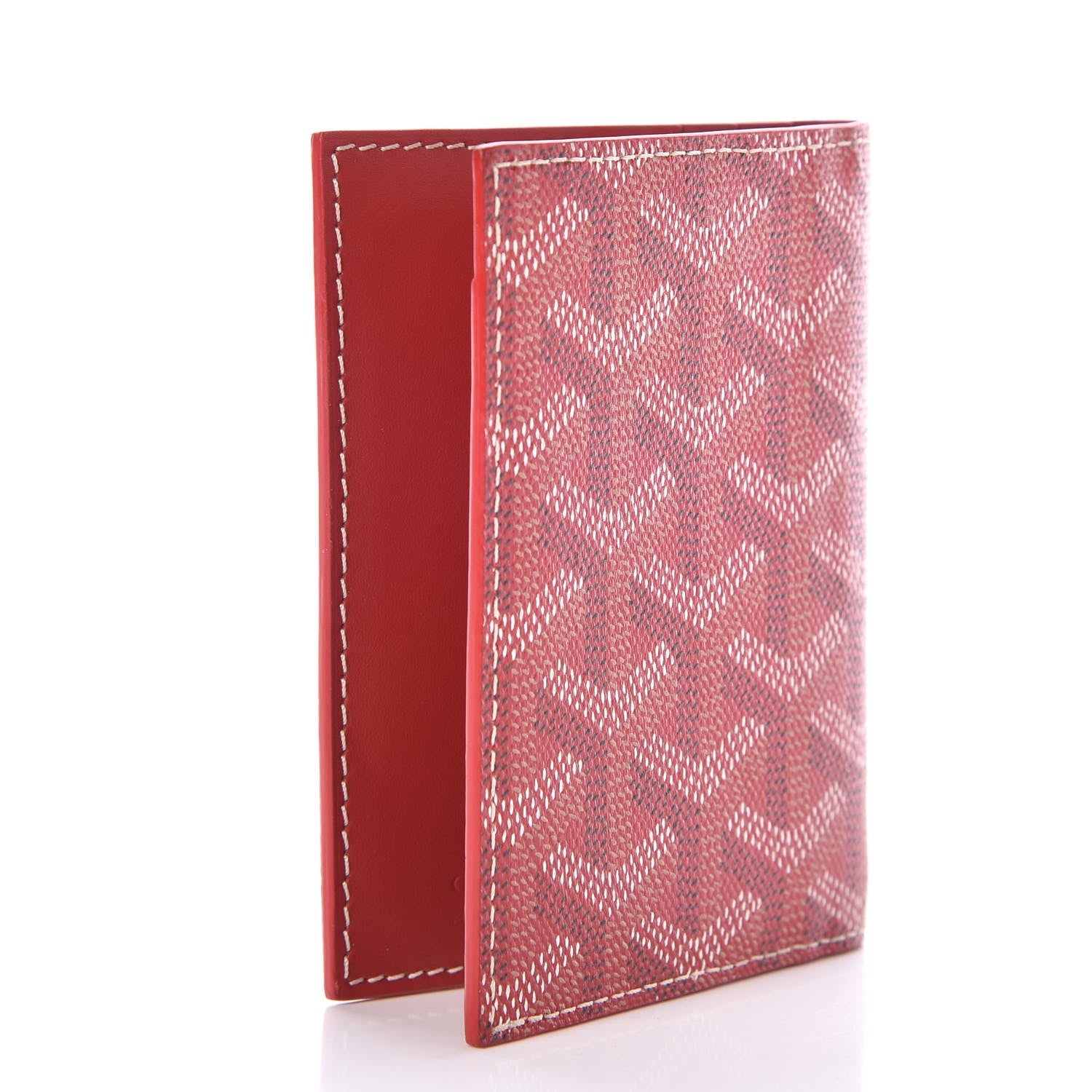 Goyard Goyardine Saint Marc Folding Card Case Red 3 of 8