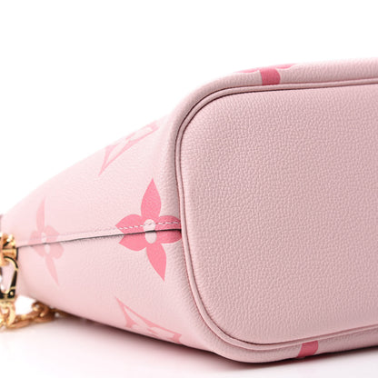 Louis Vuitton Empreinte Monogram Giant By The Pool Marshmallow Hobo PM Bouton De Rose 6 of 10