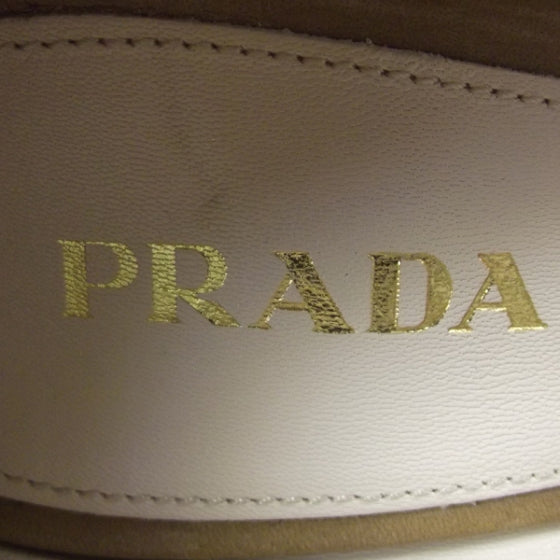 Prada Leather Platform Bow Pumps 40.5 7 of 7