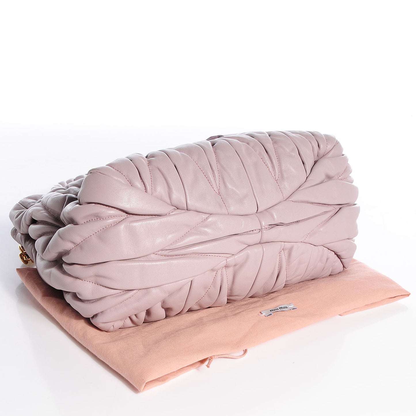 Nappa Matelasse Top Handle Bag Mughetto