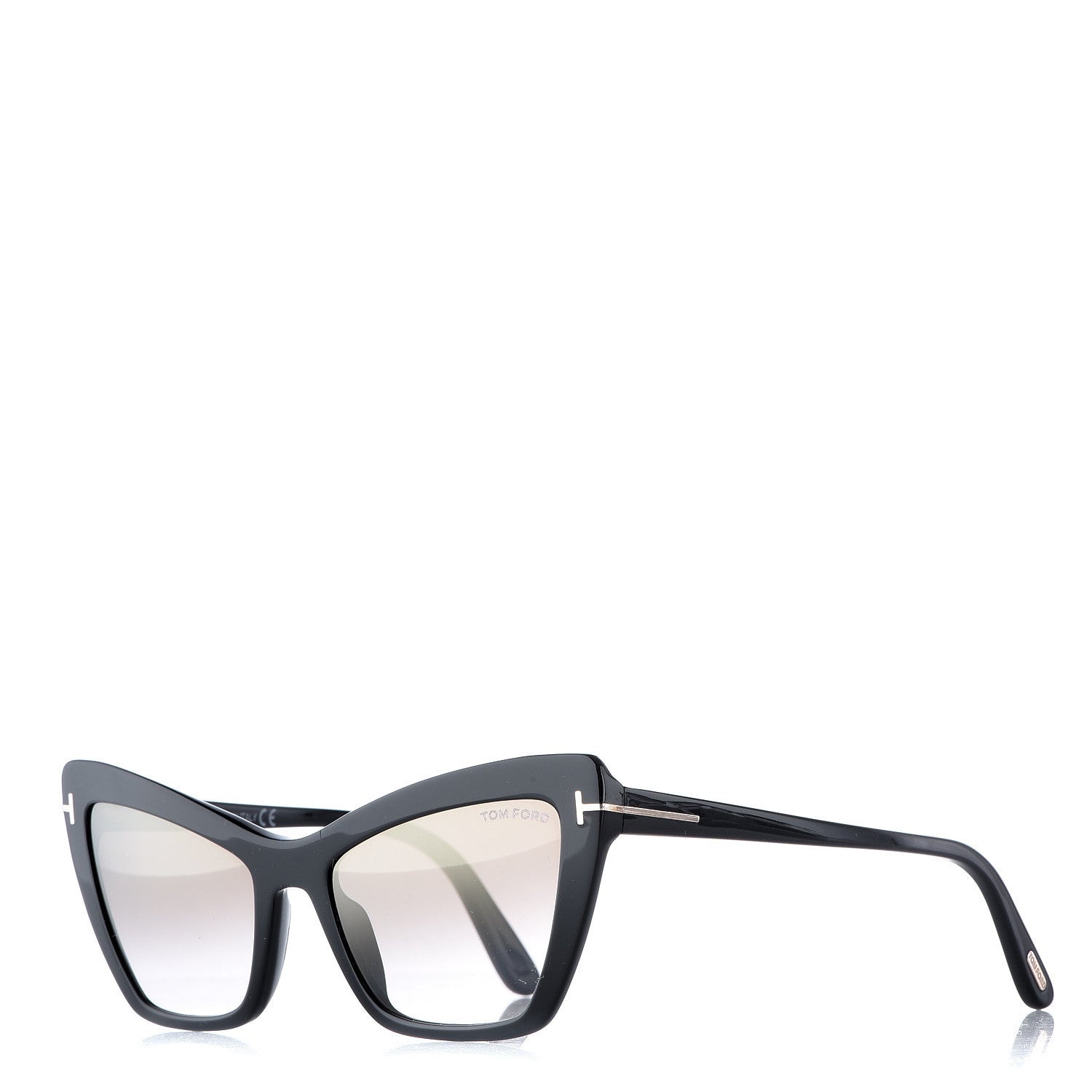 Tom Ford Valesca Cat Eye Sunglasses TF555 Black 1 of 9