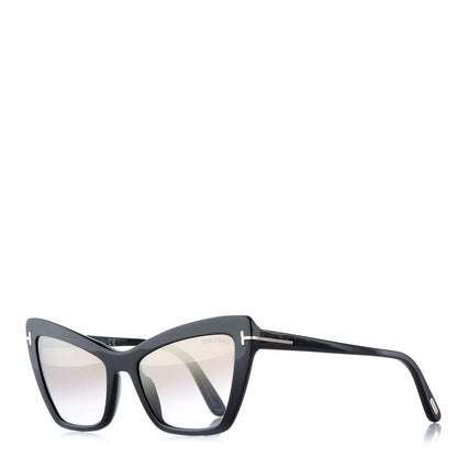 Tom Ford Valesca Cat Eye Sunglasses TF555 Black 1 of 9