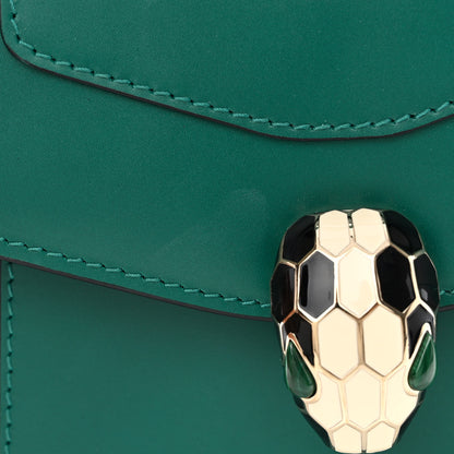 Bulgari Calfskin Serpenti Forever Top Handle Emerald Green 11 of 14
