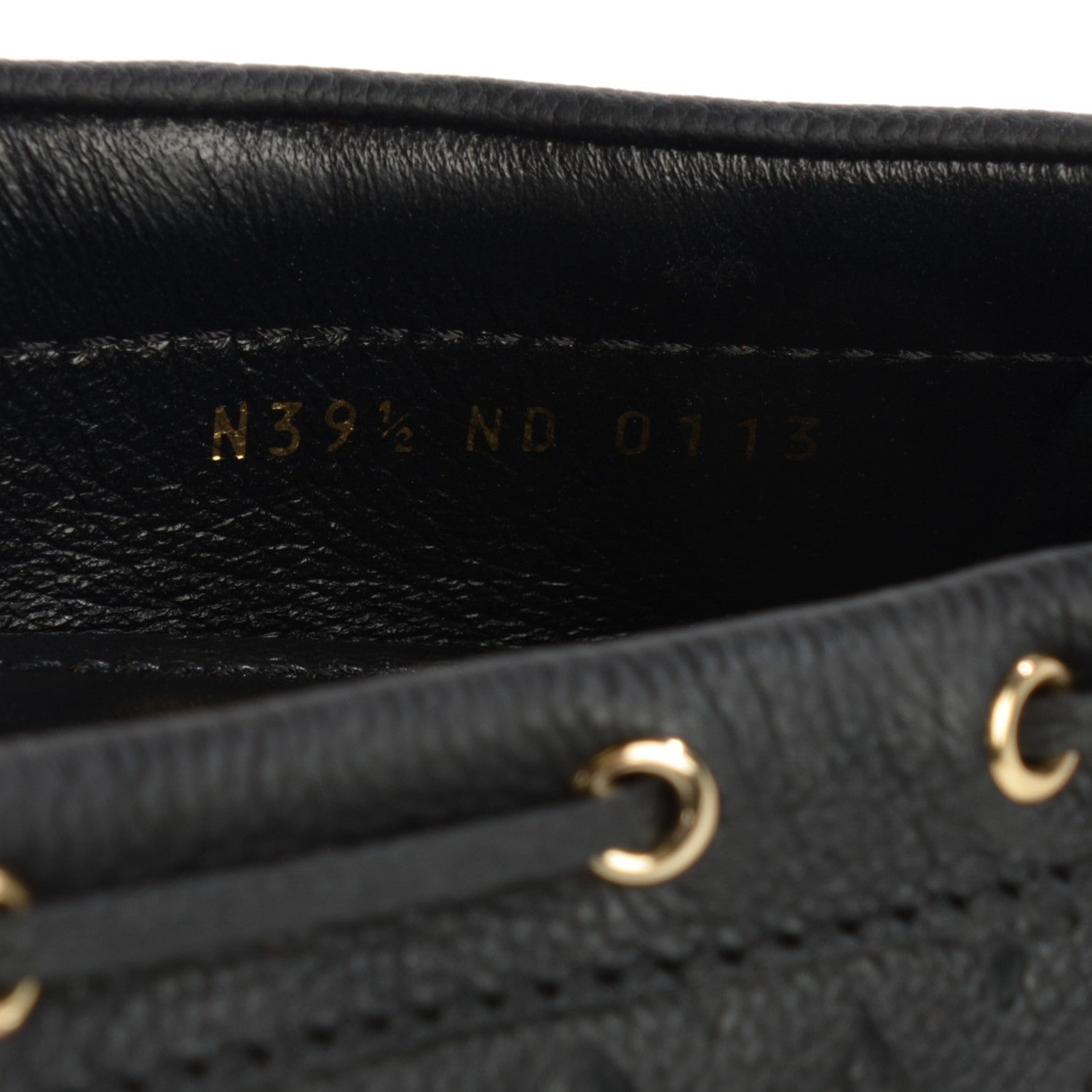 Louis Vuitton Empreinte Gloria Loafer Black 39.5 8 of 8