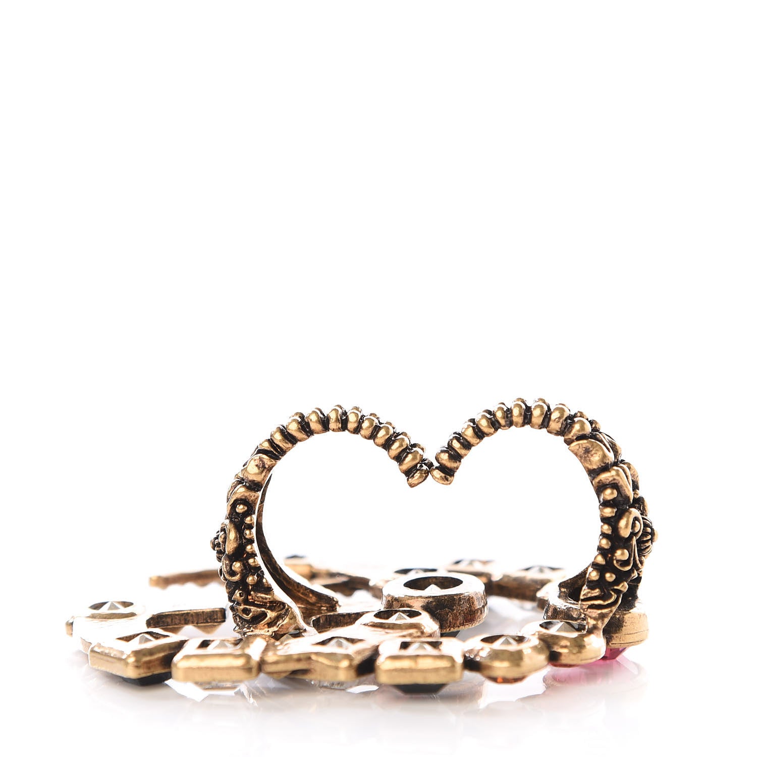 Gucci Crystal Double G Ring S Multicolor 4 of 6